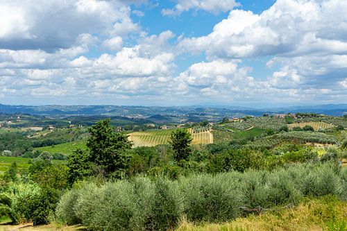 Landschaft der Toskana in Italien