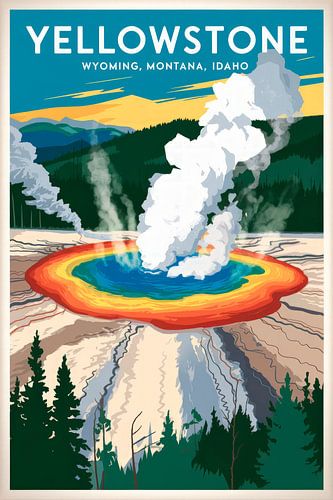 Yellowstone Vintage Reisposter