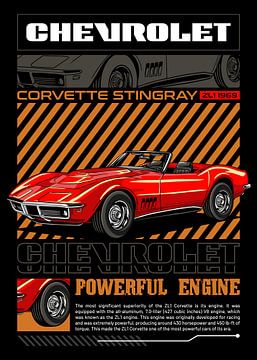 Chevrolet Corvette Stingray ZL1 1969 Voiture sur Adam Khabibi