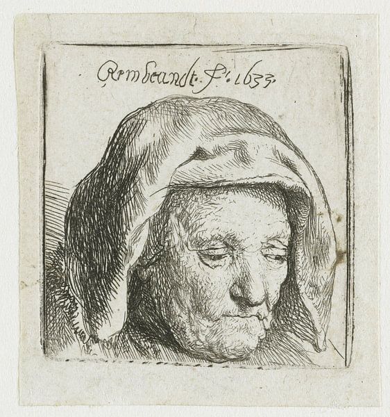 Rembrandts Mutter von Ed z'n Schets