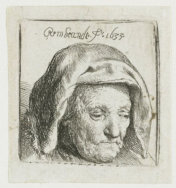 Rembrandt's mother by Ed z'n Schets