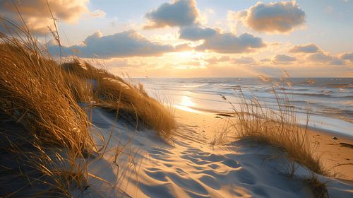 Lichtspel aan de Kust variatie 6 van Steinfox Art