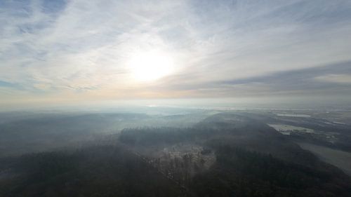 Morgenlatte auf dem Utrechter Bergrücken