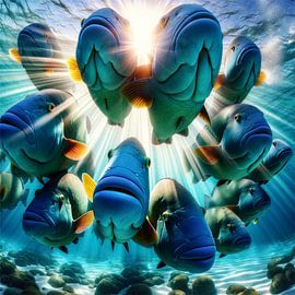 Groep Napoleonvissen