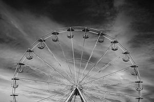 Riesenrad - Schwarzweiss