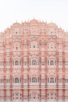 Hawa Mahal pink facade | travel photography print | Jaipur, India