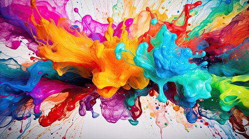 "Eruptie van tinten: De gedurfde wereld van de kleurenpracht"
