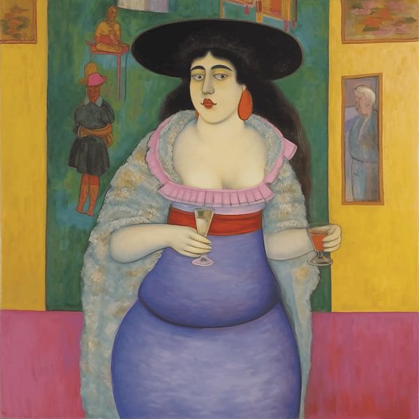 Klimt trifft Botero von Ton Kuijpers