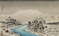 Bertg Ibuki im Schnee - Hashiguchi Goyo, 1920 von Atelier Liesjes Miniaturansicht