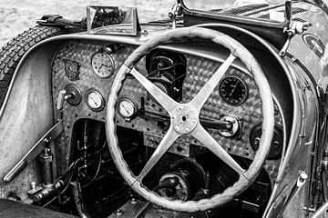 Bugatti Type 35 Grand Prix classic race car dashboard by Sjoerd van der Wal Photography