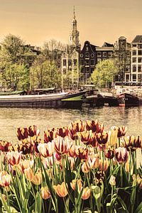 Centre ville d'Amsterdam Pays-Bas Vieux