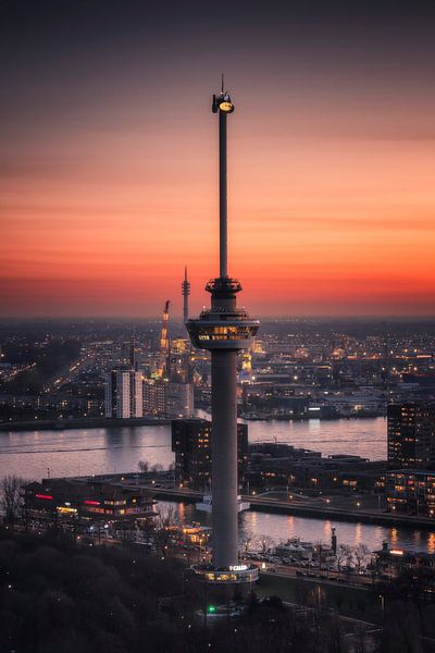 Der Euromast in Rotterdam von Anthony Malefijt
