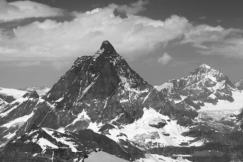 Monte Cervino and Dent Blanche
