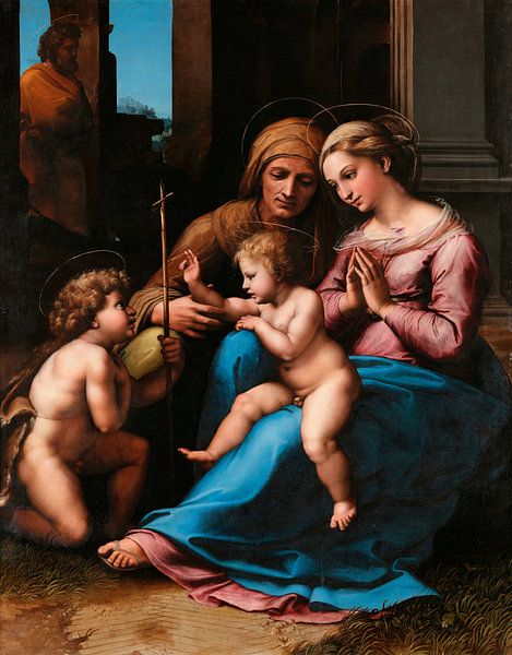 The Madonna of the Divine Love, Rafaël by Masterful Masters