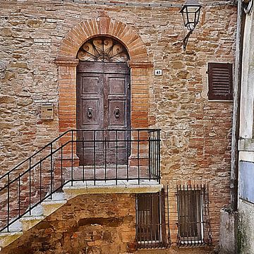 Innerhalb der Stadtmauern Panicale 8 von Dorothy Berry-Lound