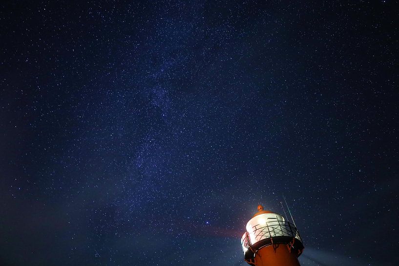 Phare de Westkapelle avec des étoiles par Jelte poppe