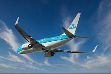 KLM Boeing 737-700, KL2020, registratienummer PH BGG. Naam Koningseider