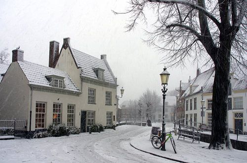 Winter en sneeuw in historisch Amersfoort