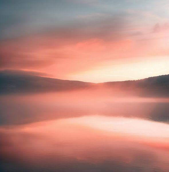 Morgenrot am Ufer von fernlichtsicht