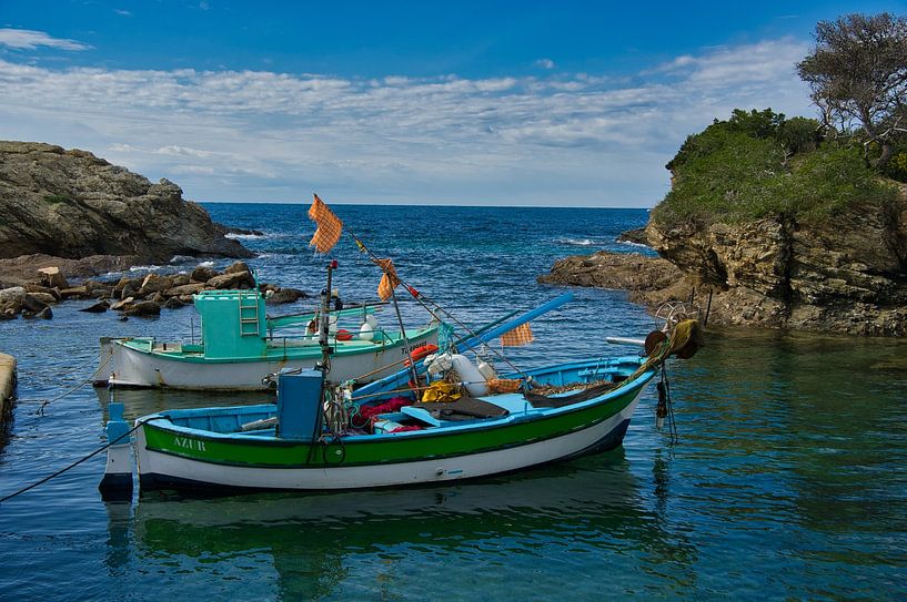 Boote auf der Ile du Gaou in Südfrankreich von Tanja Voigt