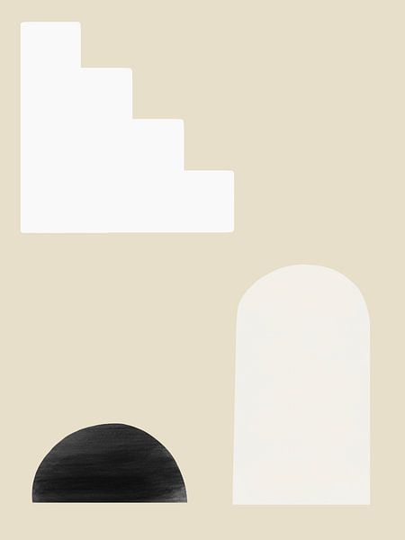 Boho Scenery NO.1 | Schwarz von Bohomadic Studio