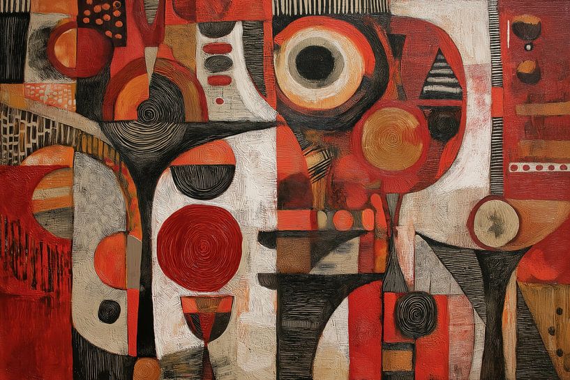 Africa abstract 4 by Bert Nijholt