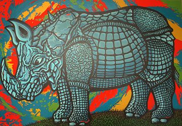 Rhinozeros von Jeroen van Dongen
