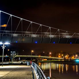 Collegebrug in Kortrijk sur Kurt De Schuytener