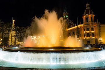 Fountain at the town hall by Dieter Walther