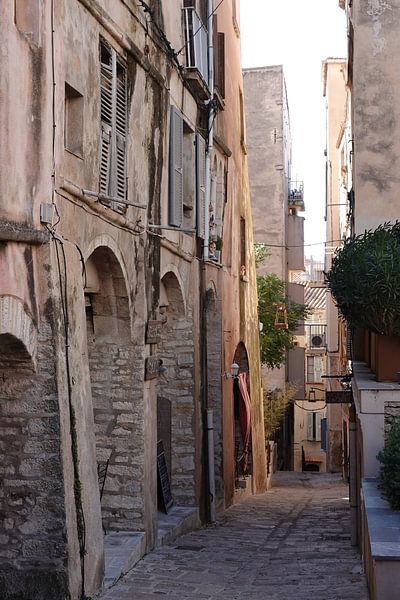 Antique street in Bonifacio by Marianne van den Bogaerdt