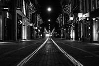 Leidsestraat mit Straßenbahn