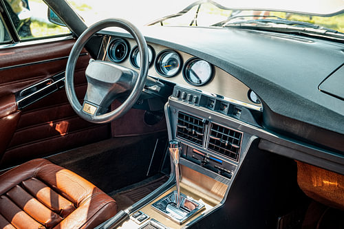 Citroën SM klassieke sportwagen dashboard