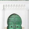 Groene deur in Tétouan in Marokko van Photolovers reisfotografie