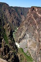 Painted Walls of  Black Canyon Of The Gunnison - Farbschichten  in den Wänden  des Black Canyon  of 
