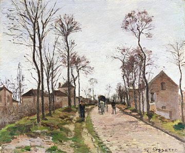 Camille Pissarro,De weg naar Saint Cyr bij Louveciennes