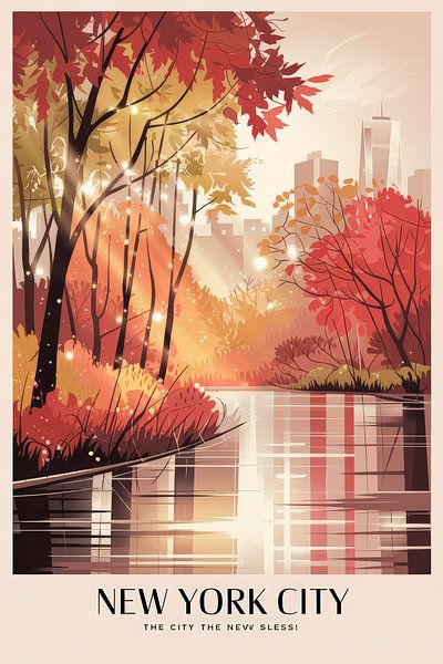 New York City by Poster Art Shop