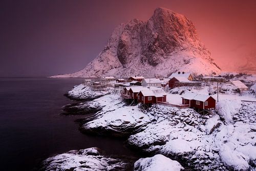Hamnoy in de winter