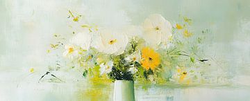 Fleurige Compositie van ARTEO Schilderijen