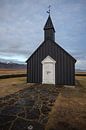 Schwarze Kirche Island (Búðakirkja) 2 von Albert Mendelewski Miniaturansicht