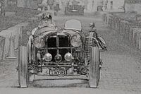 Oude raceauto