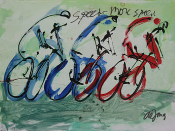 Speed more Speed, fietsers, de fiets