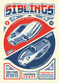 Les modèles apparentés à la Nissan S13 sur Kaminarirace