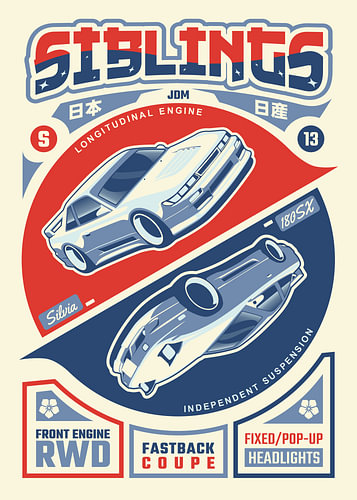 Les modèles apparentés à la Nissan S13