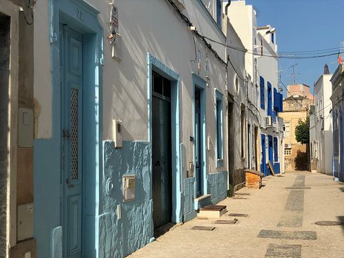 Rue Olhao Portugal sur Henriette Tischler van Sleen
