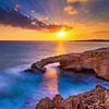 Liebesbrücke Sonnenuntergang, Zypern von Adelheid Smitt