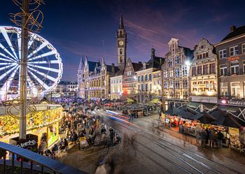 Weihnachtsmarkt in Gent, Belgien