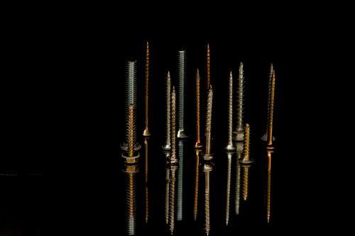 product fotografie schroeven van Diana Edwards