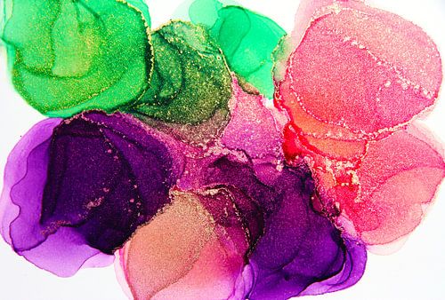 Abstract Summer Flowers