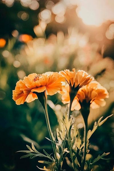 Radiant calendulas by Poster Art Shop