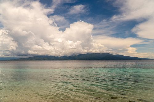 Blick von Ambon, Molukken, Indonesien
